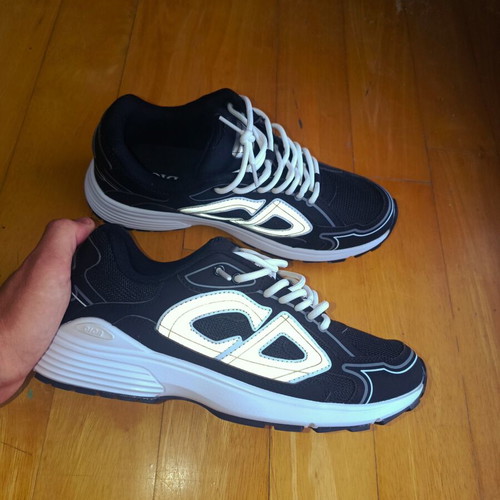 Dior B30 sneakers new, black and white, size 45