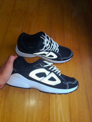 Dior B30 sneakers new, black and white, size 45