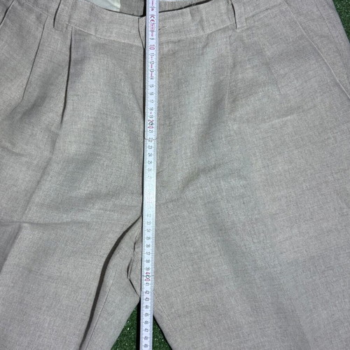 Dockers Khakis linen pants used, beige pleated, W36 L30