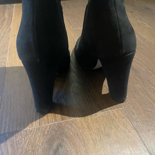 Sante over the knee boots black size 38 used, 10cm heel