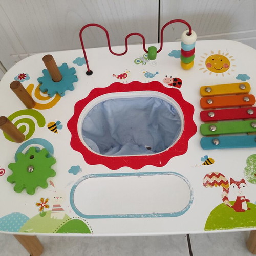 Baby activity table used