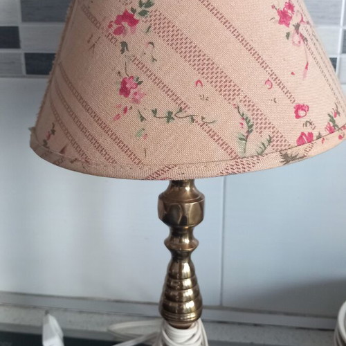 Brass table lamp small used