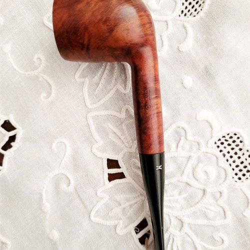 Vintage Hardcastle’s Rocket Club briar pipe used with box and pouch