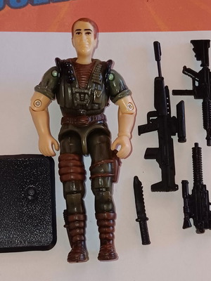 Φιγούρα GI Joe Sidetrack 2002 σαν καινούργιο με αξεσουάρ