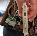 Computer and USB cables used, various types