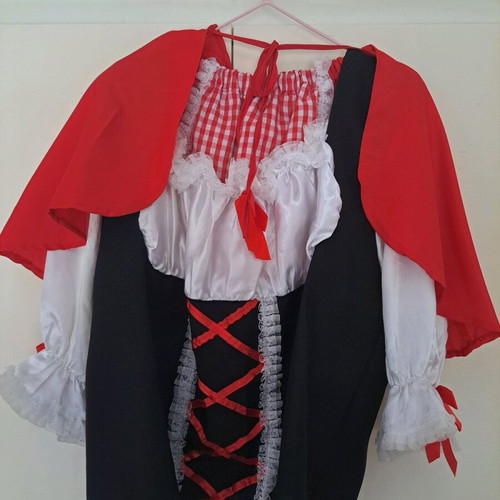 Sexy adult carnival costume Little Red Riding Hood like new