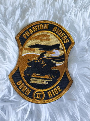 Embroidered Phantom Riders Morale Patch new