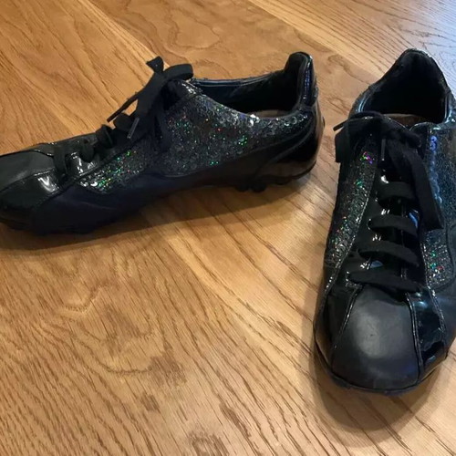Byblos Women's Leather Black Sneakers Used, Size 39
