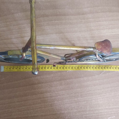 Metal decorative bicycle used