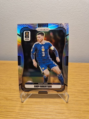 2026 Panini Prizm World Cup Andy Robertson ασημένια κάρτα σαν καινούργιο