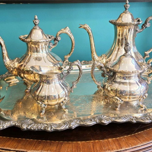 Sheffield Silver Co. Serving Set complete 5 pieces like new