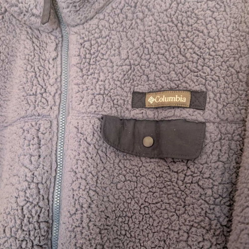 Columbia fleece jacket used, size M, blue
