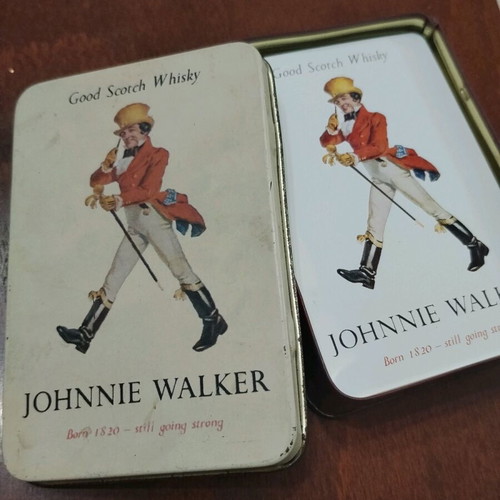 Jonny Walker collectible playing cards used with metal box