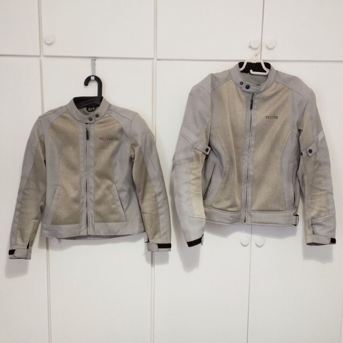 VESTER summer motorcycle jackets like new, men's Medium and women's XS