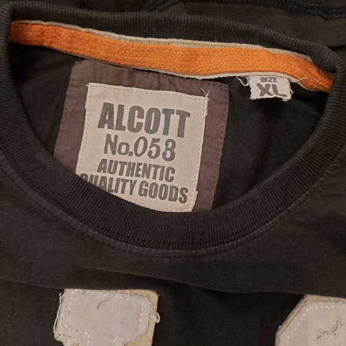 Alcott men's longsleeve shirt gray like new XL