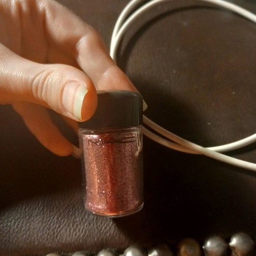 Mac glitter ροζ απόχρωση, γεμάτη συσκευασία, καινούργιο