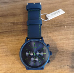 Ρολόι ανδρικό OOZOO TIMEPIECES Blue Leather Strap C11205