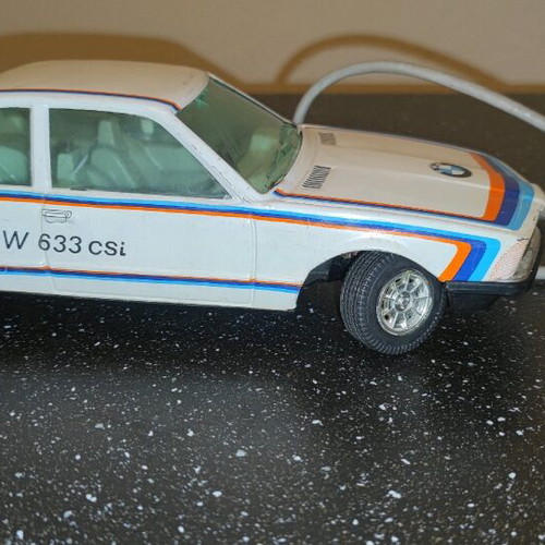 Metal Joustra tin toy car used