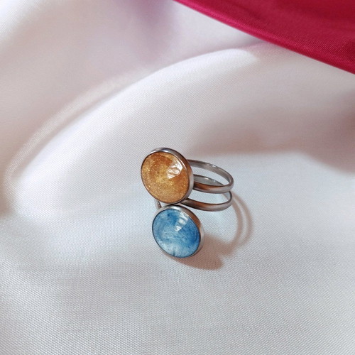 Steel ring new handmade