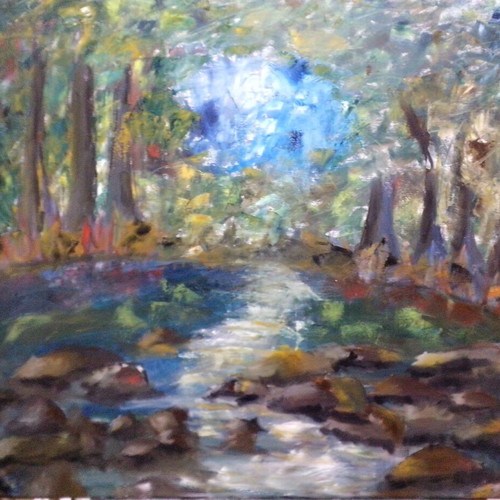 Oil painting on canvas 60x80 cm like new