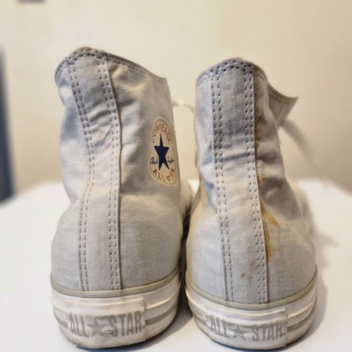 Vintage Converse Chuck Taylor All Star high-tops used, gray, size 44.5-45
