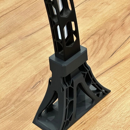 LightBridge LED Arc Lamp, 3D printed modular floor lamp