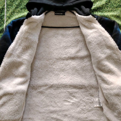 Workzone Hooded Winter Top S like new, blue