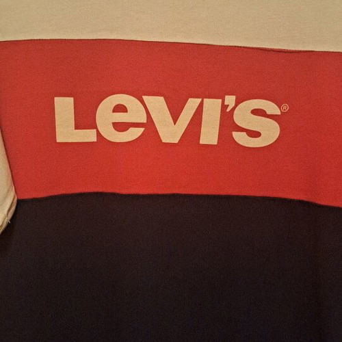 Levi's dress used, loose fit, blue and red