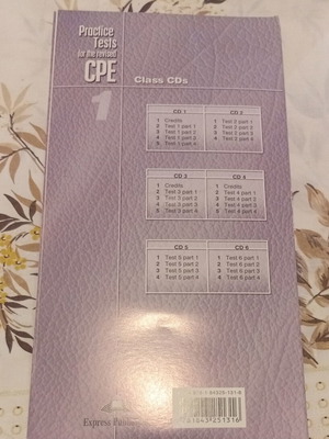 Practice Tests for the Revised CPE 1 Class Audio CDs, Express Publishing