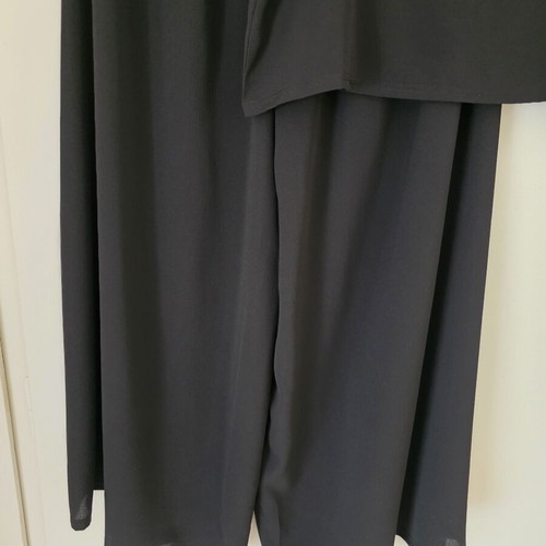 Anna Raxevsky set with top and pants black, new, XL, limited edition viscose