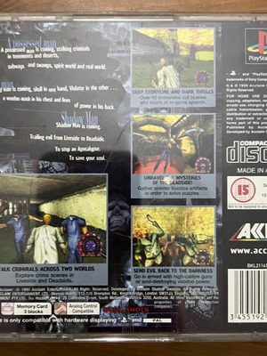 Shadow Man PlayStation used, complete with map