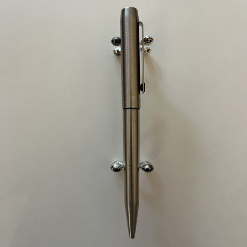 Parker 25 stainless steel green pen used