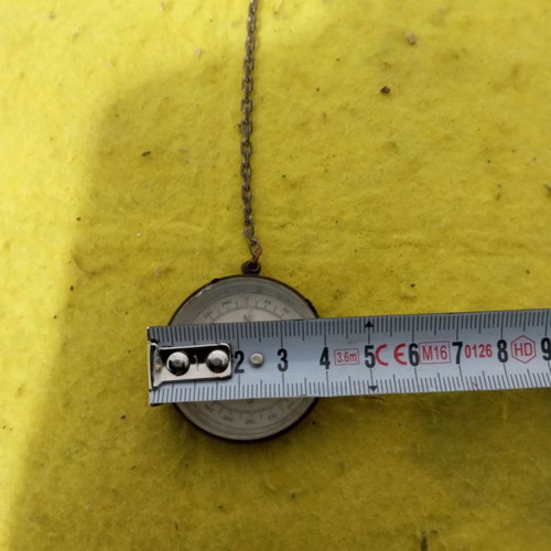 Pocket compass bronze era 1900-1920 functional