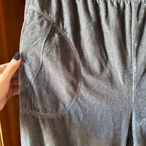 Velvet dark gray sweatpants new