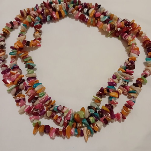 Long colorful necklace like new