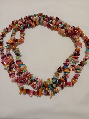 Long colorful necklace like new