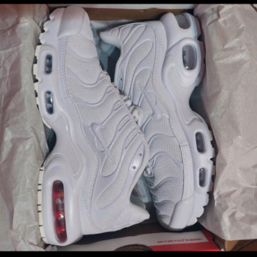 Nike Air Max Plus TN Triple White shoes EU 38