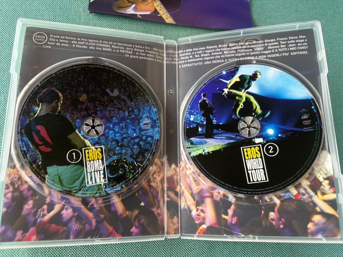 Eros Ramazzotti Roma Live 2 DVD like new - € 40,00 - Vendora.cy
