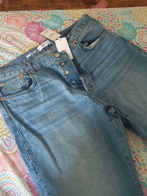 Plus size τζιν Mango νούμερο 50 Ευρωπαϊκό, αφόρετο, ίσια γραμμή