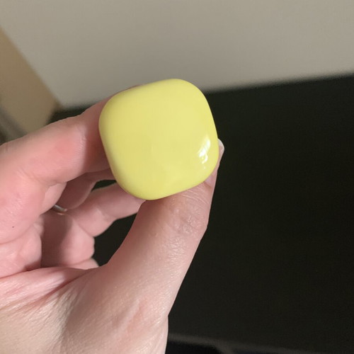 Yellow cabinet knobs, set of 5