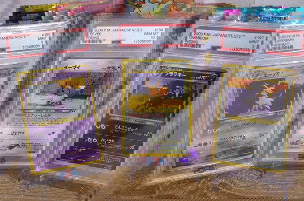 Eevee / Espeon / Umbreon - Neo 2 Промо (2000) PSA