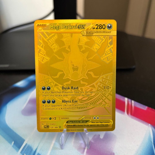 Pokemon Mega Darkrai ex #120/084 ME05: Pitch Black card like new