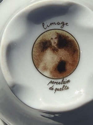 Limoges serving set used, complete