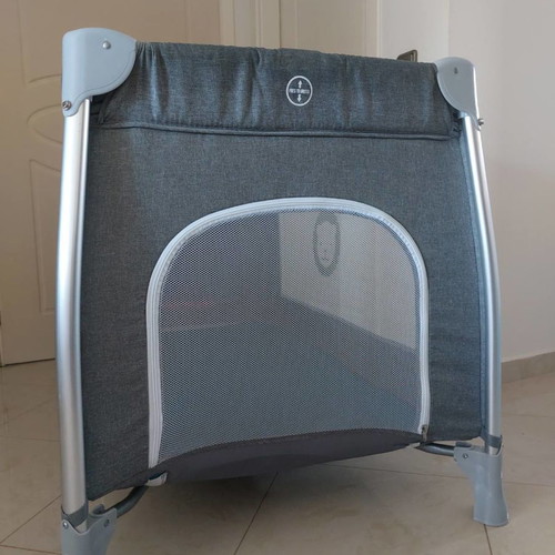 Lionelo Simon 2.0 playpen used 2-in-1 with carousel and mosquito net