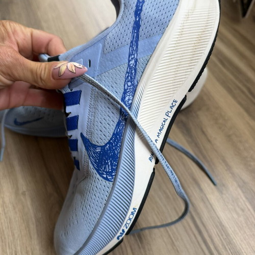 Nike Air Zoom Pegasus 38 running shoes like new, size 41, blue