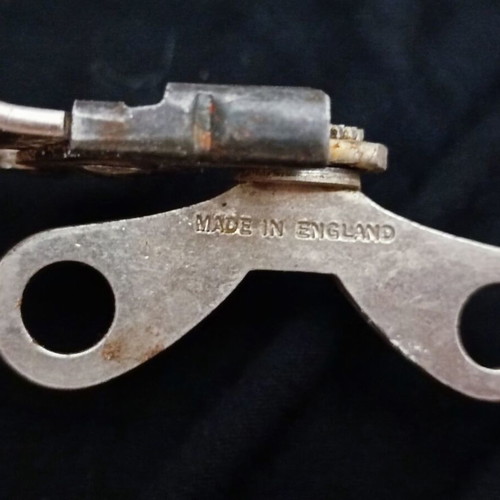 H. Squire & Sons Willenhall Staffs Bottle Opener used, blue blade, 1950
