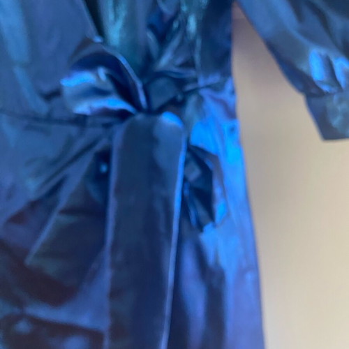 Blue mini wrap dress medium like new