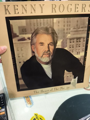 Kenny Rogers The Heart of the Matter vinyl used, blues