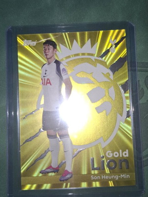 2025-26 Topps Premier League Soccer Son Heung-Min Gold Lion new