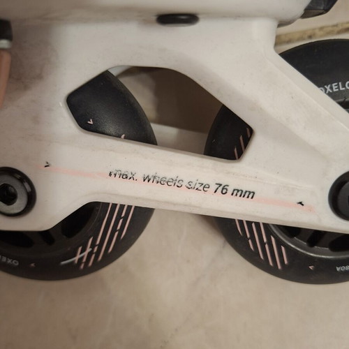 Oxelo Kids Fitness Fit3 Inline Skates used, adjustable size 35-38